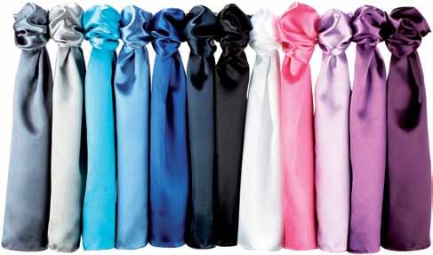 Satin shades O F C O R P O R A T E C O L O U R 00% Polyester Size
