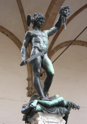 Perseus set off for the West to kill Medusa. After many adventures, Perseus finally found Medusa s lair.