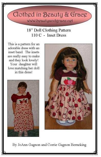 Bunkhouse Books JoAnn Gagnon 607 Lower Hogeye Road Waitsburg, WA 99361 1-800-337-8845 www.bunkhousesewing.com Doll Clothing Pattern Catalog 2009 Simple Dress A great place to start!