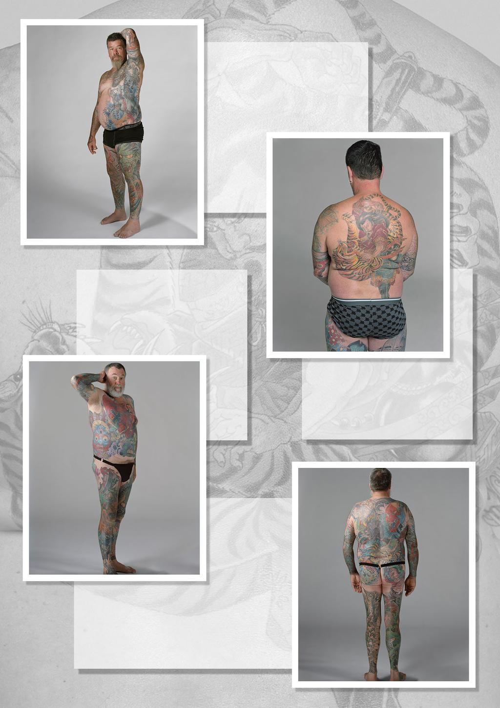 Gavin Gavin s body project represents a long-term tattoo relationship with Rod Dawson at Stained Skin Tattooist Rod Dawson, Stained Skin Steve Steve s tattoos represent decades of work and his first