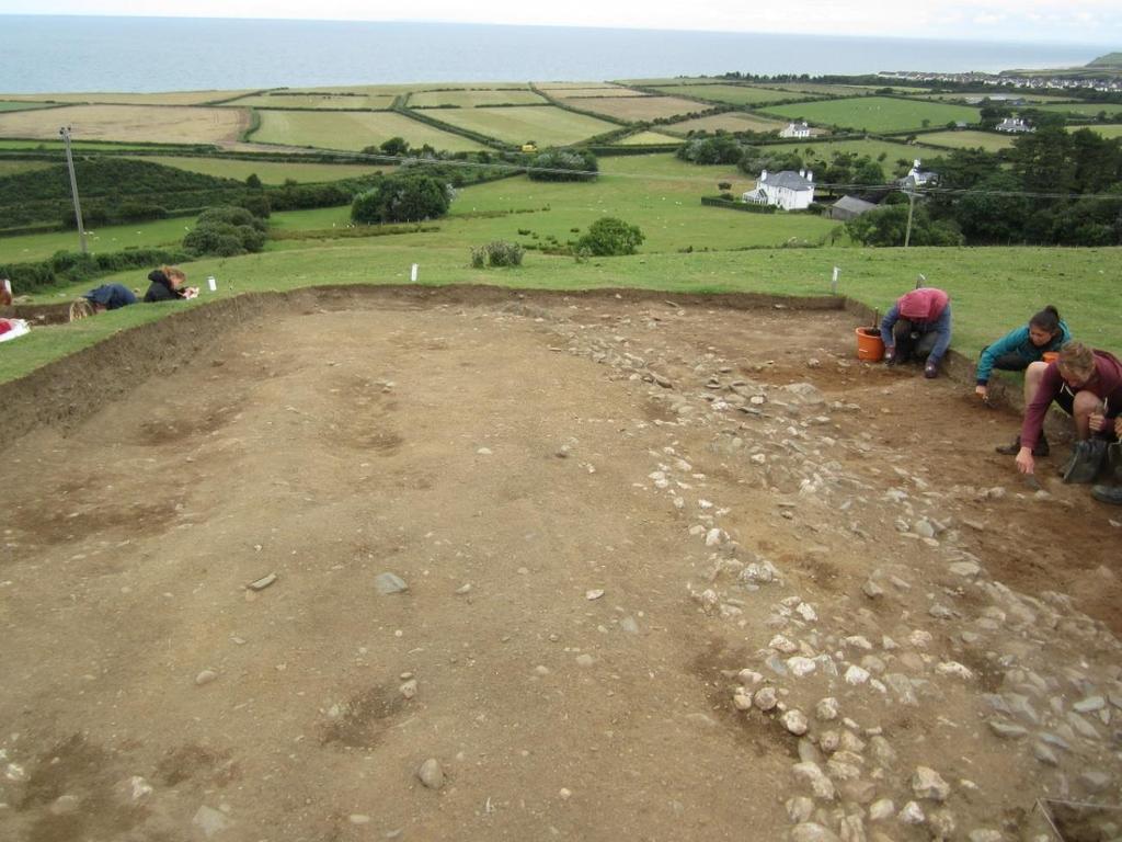 disrupted. Photo: Chris Fowler. Fig 33: Trench 1a, facing north.