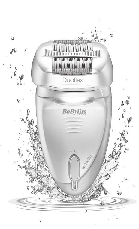 out of the bath or shower Duoflex, dual epilation