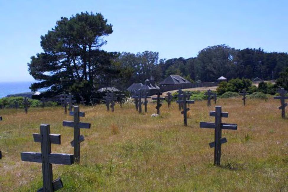 Figure 5. The Fort Ross cemetery today. ACKNOWLEDGEMENTS I gratefully acknowledge the assistance of the California Department of Parks and Recreation, and especially E.