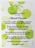 Green Matte Envelope White EKAP010 EKA 37 Pearla Pink Card, Textured Cream Paper,