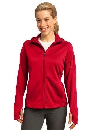 Ladies Sport-Tek Full Zip Hooded Jacket With embroidered left chest logo, 7 oz.