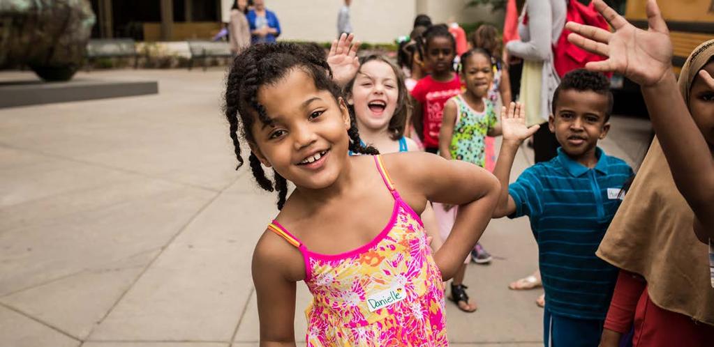 REPORT TO DONORS 2016 Fall Highlights STUDENTS RETURN TO CTC Target Cultural Experience Program The start of a new school year means second grade students from Minneapolis Public Schools will be back