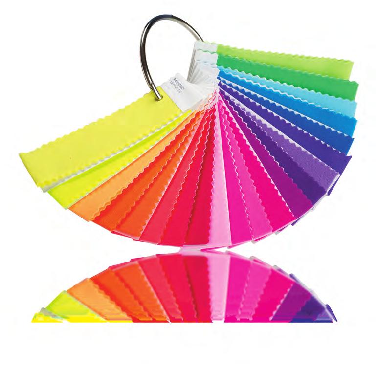 PANTONE for fashion and home design Nylon Brights Set Featuring 21 of the most important, shocking, bright shades, 1 1/4 x