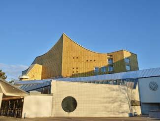 Berlin and Los Angeles: Space for Music April 25 July 30, 2017 External view of the Berlin Philharmonic, Berlin, 2017.