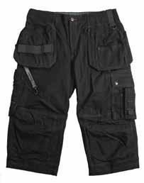 Pirate trousers, Carpenter ACE Trousers with pockets for tools and pens. Reinforced pockets and knees. Safety pocket with zip on left utility pocket. Pocket for first-aid kit.