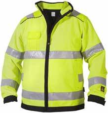 CE: EN ISO 20471 class 3 (XS class 2) 942049711 Yellow/Navy 942039711 Yellow/Black 942039718 Orange/Black Triple-layer fleece jacket.