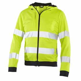 High-visibility clothing Jacket with hood class 3 Jacket with mesh-lined hood.