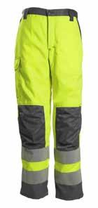 Size: M - L 088006511 Yellow 088006518 Orange Winter trousers class 2 Lined trousers with belt loops.