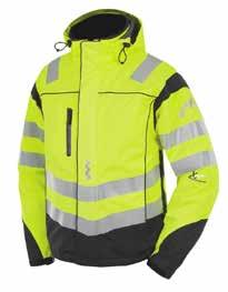 ProTec functional & winter jacket class 3 New! Breathable, wind and waterproof jacket. All seams are taped. Removable hood. The mesh lining and removable padded lining make this an all-season jacket.