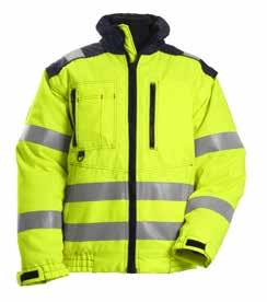 Jacket with detachable sleeves class 3 High-visibility clothing Jacket with removable sleeves.