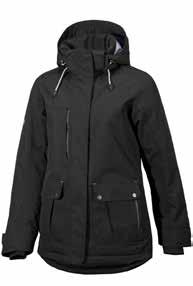 Size: S - 4XL CE: EN 342 EN 343 1915503 Navy 1915504 Black Women s winter jacket ProNordic New! Waterproof, windproof and breathable, taped seams. Removable and adjustable hood.
