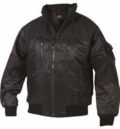 Size: S - 3XL 738076569 Navy 738076599 Black Replaced by 725075669/99 in autumn 2017 Pilot jacket Padded jacket made of
