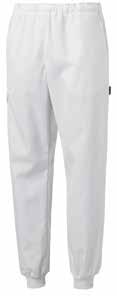 Wash at 75. Size: 44-64 2322601 Trousers with cuffs Unisex trousers with cuffs at the hem for added comfort.