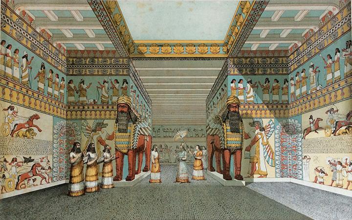 HOW DID KING ASHURNASIRPAL II DECORATE? The reliefs in the Northwest Palace were commissioned by the king.