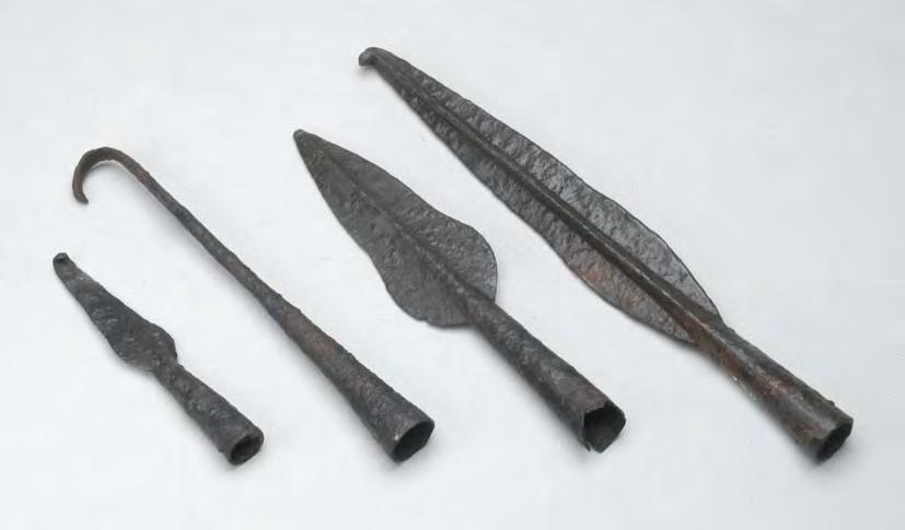 315 mm; dating C1b). After Ilkjær 1990. Fig. 5. Younger lance- and spearheads from the large concentration.