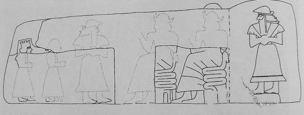 Fig. 6. A reconstruction of previously known Elamite relief at Naqš-e Rostam The Elamite reliefs at Naqš-e Rostam The oldest relief at Naqš-e Rostam belongs to Elamite period.
