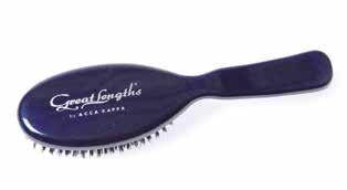 Flat Black Plastic Hair Brush 225cm long, bristles 2cm Use for
