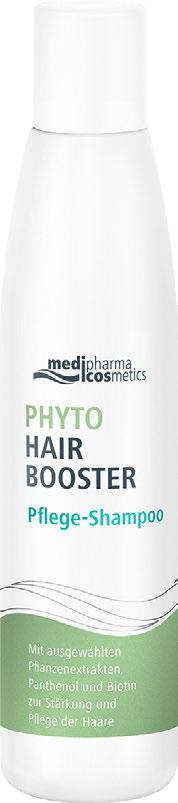 FACT SHEET PHYTO HAIR BOOSTER Care Shampoo Supplementary care product to be used with the tonic. Strengthens and nourishes thinning hair. PZN: 13155081 200 ml, 24.