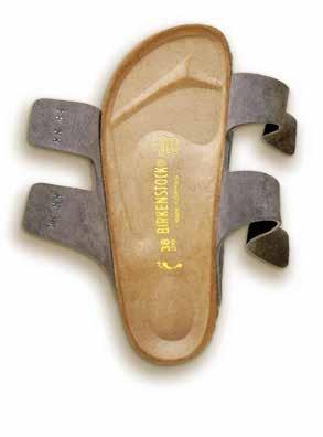FEATURES & BENEFITS OF THE BIRKENSTOCK FOOTBED Footbed Features & Benefits 1 MORE TOE ROOM Allows toes to move