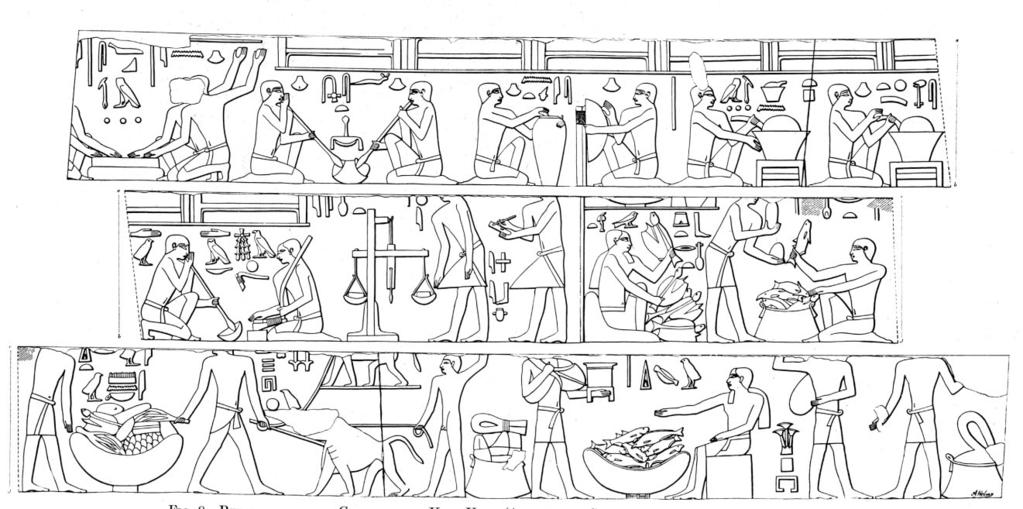 FIG. 8-RELIEFS FROM THE CAUSEWAY OF KING UNAS