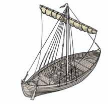 Over decades and centuries Viking shipbuilders gradually refined their designs, developing larger and more specialised craft including cargo ships and warships.
