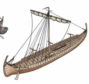 No Plans Our understanding of Viking ships was revolutionised when three cargo vessels and two warships (the Skuldelev ships) were excavated in the Roskilde Fjord in Denmark in 1962.