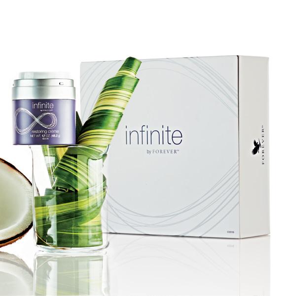 Infinite by Forever Firming Serum Firming Serum targets the signs of ageing with a clinically proven three-amino acid peptide that complements the natural process of skin to increase firmness and to