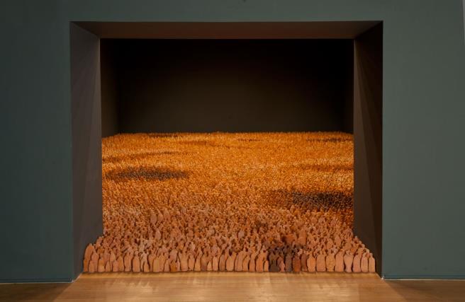 In the same year that he made Field for the British Isles, Gormley worked with children from a town in the Amazon Basin, to revive a brick factory and produce a Field for the exhibition Arte Amazonas