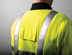 ANSI Class 2 Hi-Vis requirements Natural, soft feel with warm 11 oz.