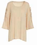 SH6059-44SAG 2XL/3XL LACE-UP BELL SLEEVE SWING