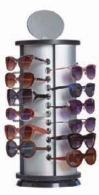 48 PRE-ASSORTED SUNGLASSES WITH REVOLVING COUNTER DISPLAY $80 (OFFSET WITH 8 FREE GLASSES)