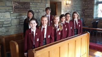 We can all be very proud of our choir, who also provided the leaders in