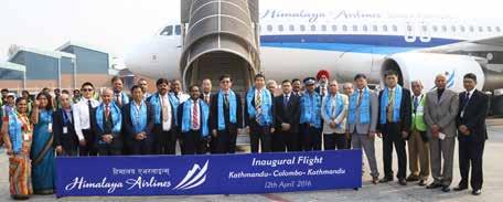 H9 News Himalaya Airlines conducts 2 non-schedule flights to Colombo, SriLanka May 23: Official announcement of Himalaya Airlines First Destination- Doha Himalaya Airlines had launched 2 nonscheduled