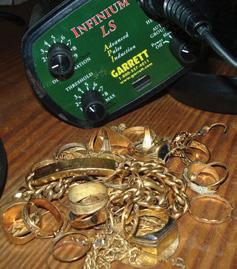 of Sequim, WA, took his Infinium LS along on a two-week trip to the Caribbean in May. The Infinium loves gold!