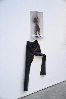 Later at Emily Carr University in 2015, I exhibited my leather pants as part of an installation of Rocket Queen in a group show held in the Concourse Gallery.