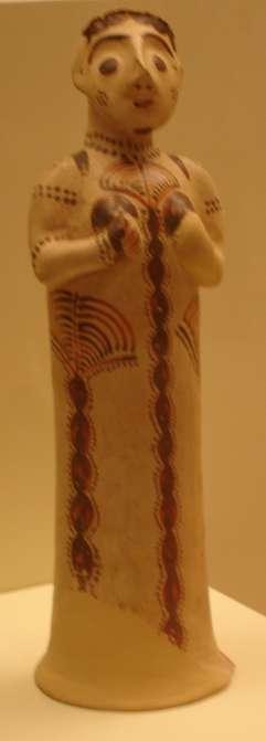 Figure 3.9: A Terracotta Figure from Mycenae (Myc. Mus.