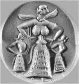 CMS IX.166 CMS IX.167 Figure 3.15: Composite Female Figures Made up of a Vegetal Element and Skirts with Feet Figure 3.16: CMS I.