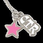 95 CTR Pink Star Necklace and
