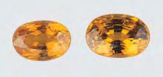 For each gem variety, the photo on the left shows the material before irradiation, the middle photo was taken after irradiation, and the image on the right shows the final