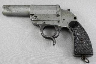 Fuse igniter pistol found in Welsh coal mine in 1950's.