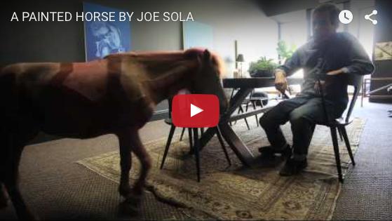 See the video I did below: Exhibition Hours and Information: A Painted Horse by Joe Sola (with Matthew Chambers, Sayre Gomez, and Rudy K Slobeck) runs through Saturday, August 8th, 2015.