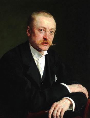 28 28 P. S. KRØYER b. Stavanger 1851, d. Skagen 1909 Portrait of Danish pharmacist, politician and factory owner Alfred Benzon (1855-1932). Signed and dated S. Krøyer 96. Oil on canvas. 72 x 55 cm.