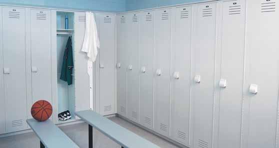 20-Year warranty Never paint a locker again! You get maintenance-free lockers that still look new after years of use.