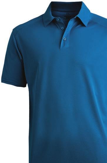 3-button placket Ladies has soft open v-neck and feminine shape with princess seams Antimicrobial fabric