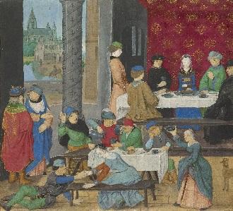 Eat, Drink, and Be Merry: Food in the Middle Ages and Renaissance October 13, 2015 January 3, 2016 The Temperate and the Intemperate, about 1475 1480.