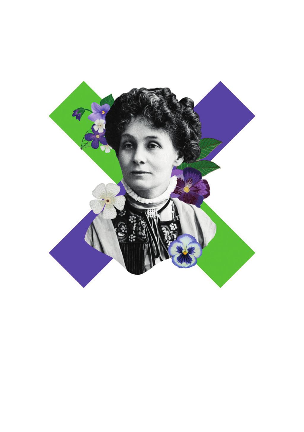 Emmeline Pankhurst, activist and leader of the British